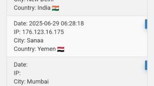 Display IP, City , Country , in client Table